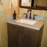 Granite top vanity