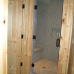 steam shower slate and pebble