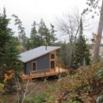 Island cabin, fall colors