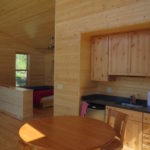 one room pine paneling