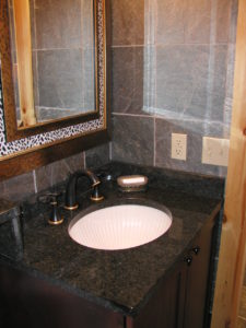 Bathroom granite vanity top