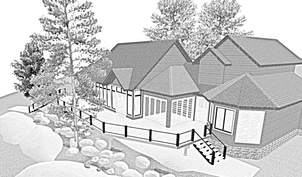 Drawing of deck plan