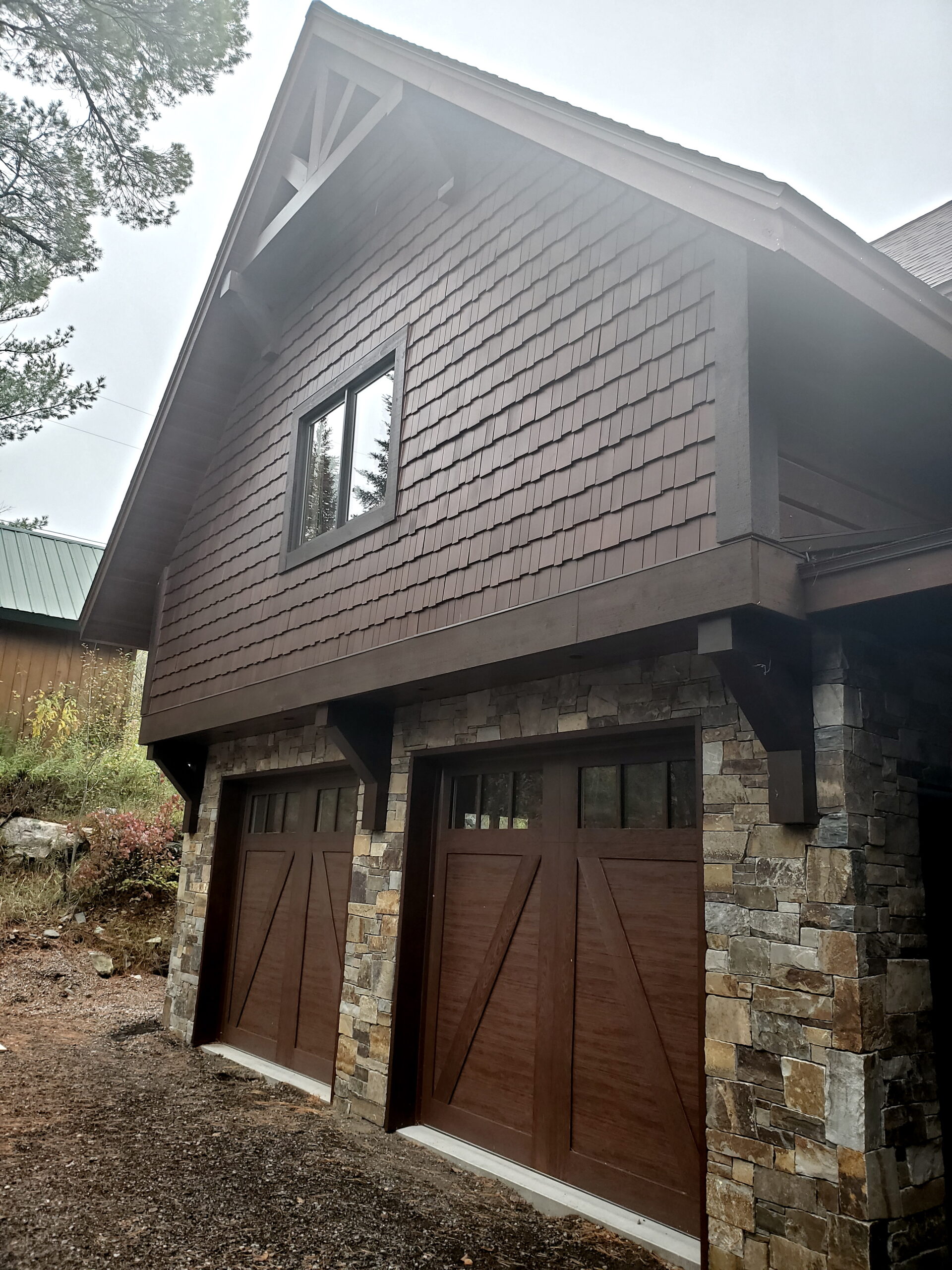 Garage doors Garage doors on custom home by huisman Concepts