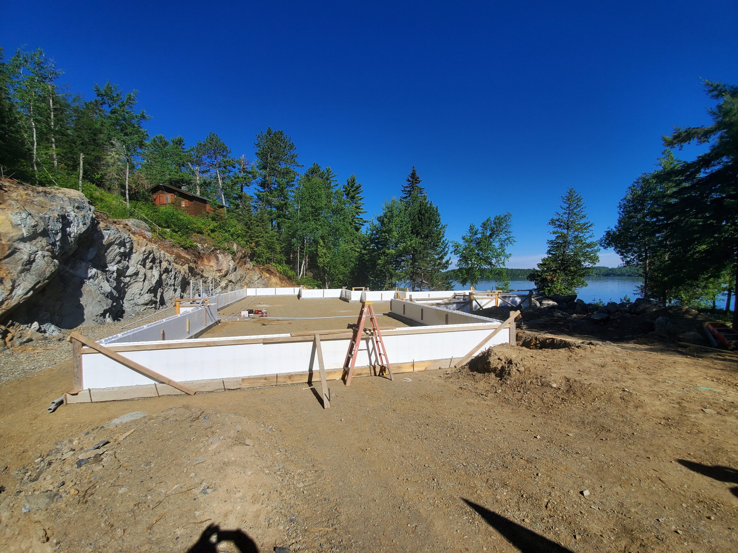 ICF walls ICF Forming, custom lake home by Huisman Concepts