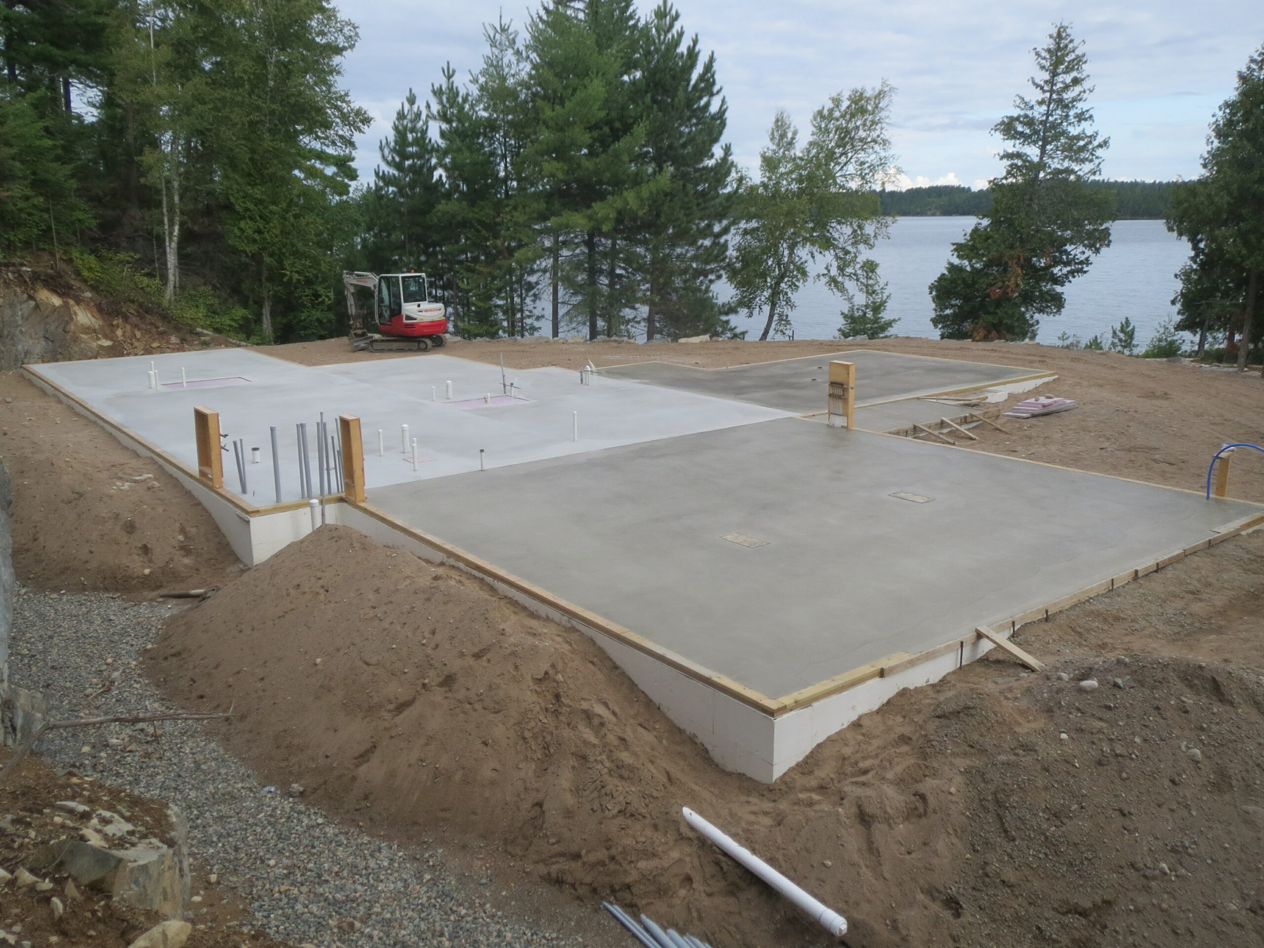 Slab done, custom home by Huisman Concepts, Slab done, custom home by Huisman Concepts,