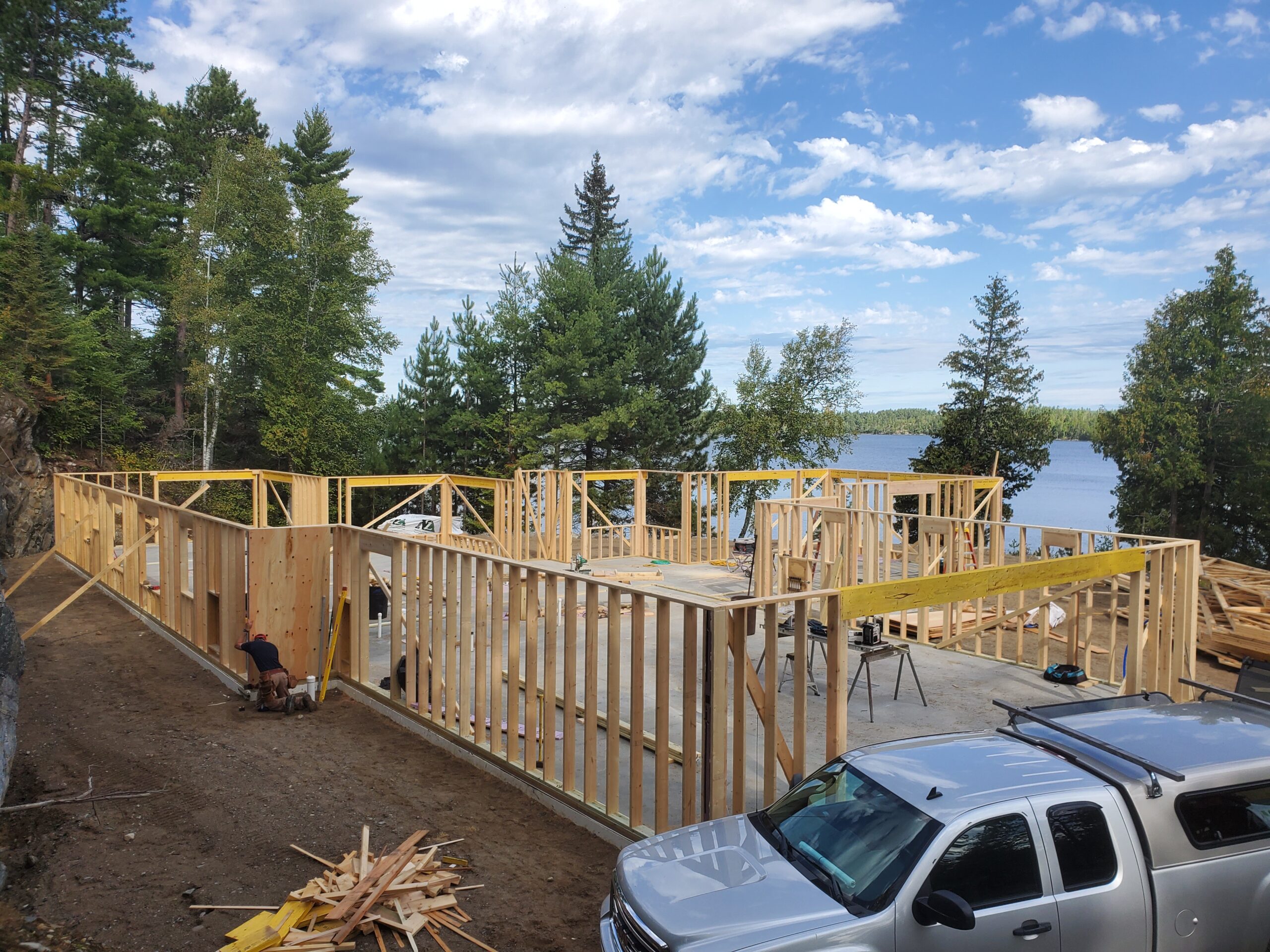 Wall framing Wall framing started... Huisman Concepts