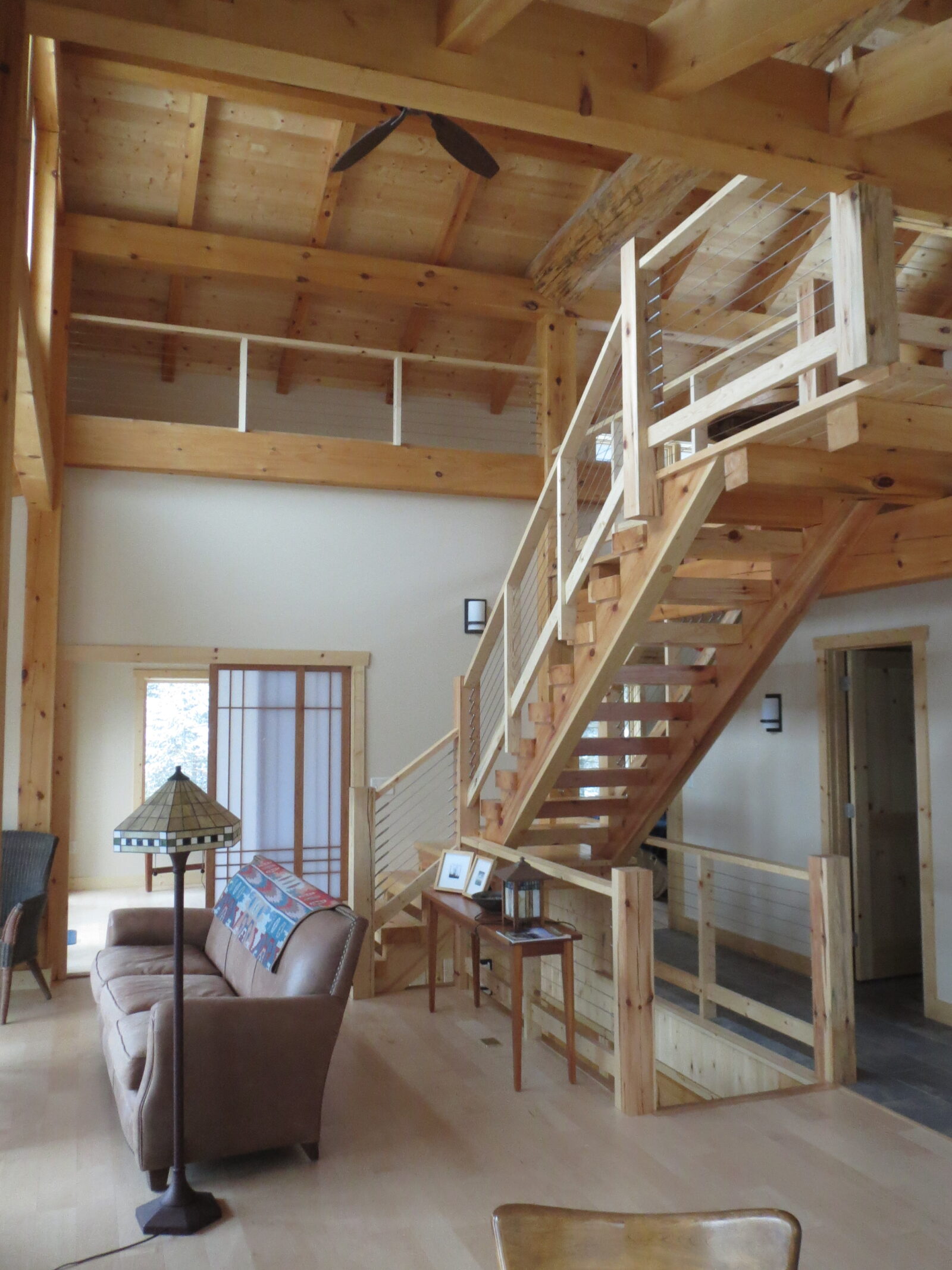 Timber stairs