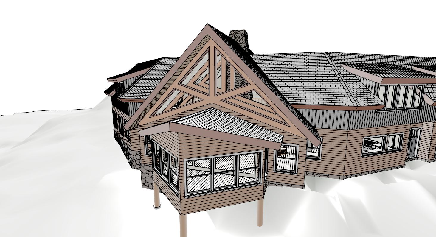 Exterior truss Exterior truss